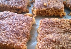 Paleo butter cookie squares